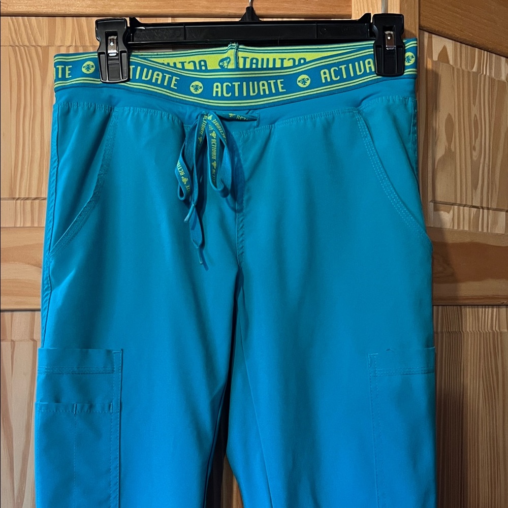 Med Couture Teal ACTIVATE 4-Way Energy Stretch Pants